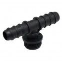Te goteo mixta macho 16mm 1/2 3uds
