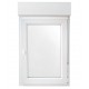 Ventana PVC 1 hoja con persiana 75x100cm derecha