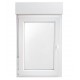 Ventana PVC 1 hoja con persiana 75x100cm izquierda