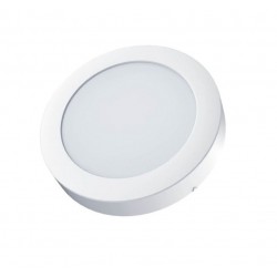 Downlight LED superficie redondo 18W 4000K 22,5cm blanco