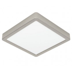 Downlight LED superficie cuadrado 10,5W 2700-4000-6500K 22cm níquel