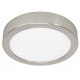 Downlight LED superficie redondo 11,5W 2700-4000-6500K 21cm níquel