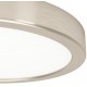 Downlight LED superficie redondo 11,5W 2700-4000-6500K 21cm níquel