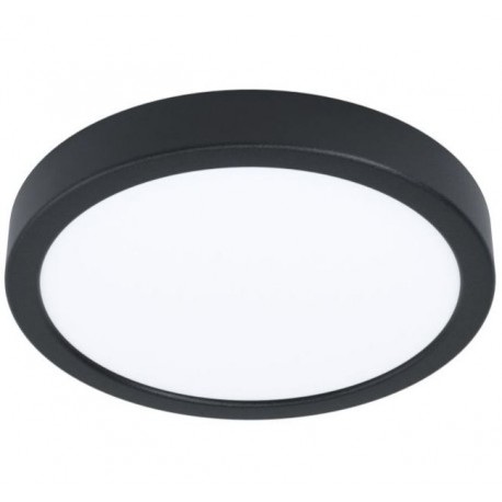 Downlight LED superficie redondo 11,5W 2700-4000-6500K 21cm negro