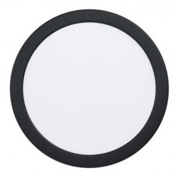 Downlight LED empotrable redondo 18,5W 2700-4000-6500K 21,6cm negro
