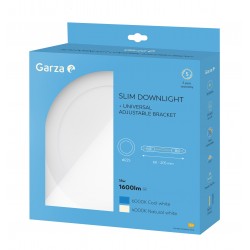 Downlight LED empotrable ajustable universal 18W 6000K blanco