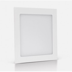 Downlight LED empotrable cuadrado 18W 6000K blanco