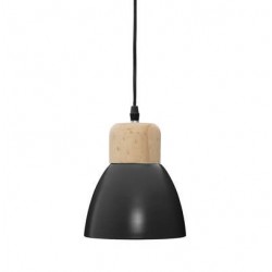 Lámpara de techo metal negro Desy 15cm