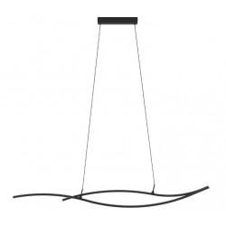 Lámpara de techo LED negro Grisolia