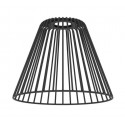 Pantalla para lámpara colgante en metal negro