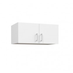 Altillo armario 2 puertas blanco 89x54x40cm