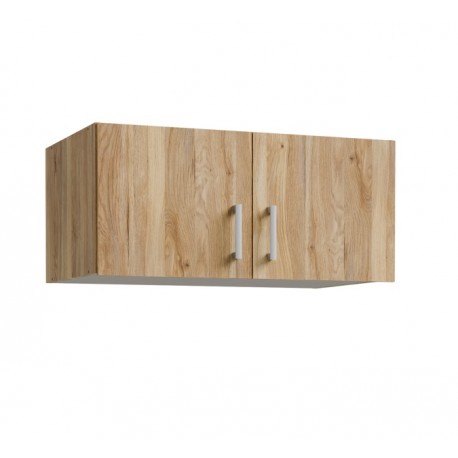 Altillo armario 2 puertas roble 89x54x40cm