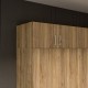 Altillo armario 2 puertas roble 89x54x40cm