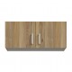 Altillo armario 2 puertas roble 89x54x40cm