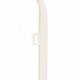 Estantería Curvy de 2 estantes metálica beige 76x27x101cm