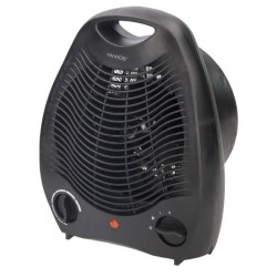 Calefactor eléctrico termoventilador 2000W negro
