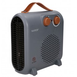 Calefactor eléctrico termoventilador 2000W vertical/horizontal antracita
