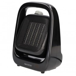 Calefactor cerámico oscilante vertical 1500W negro