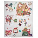 Pegatinas de navidad pan de jengibre 38x30cm