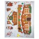Pegatinas de navidad pan de jengibre 38x30cm