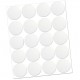 Tapa adhesiva 13mm blanco 100uds