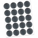 Tapa adhesiva 13mm antracita 20uds