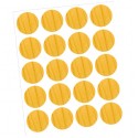 Tapa adhesiva 13mm pino 20uds