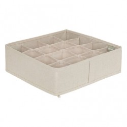 Organizador de cajones 16 compartimentos 31x31cm