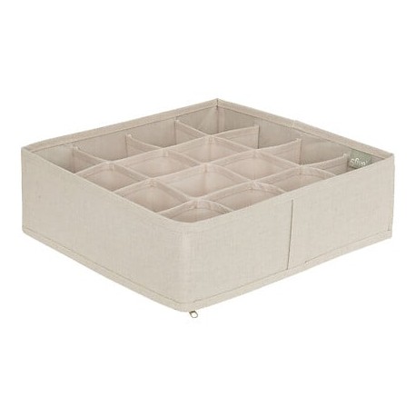 Organizador de cajones 16 compartimentos 31x31cm