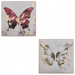 Cuadro lienzo impreso mariposa 60x60cm