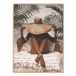 Cuadro lienzo impreso Eliane 58x78cm