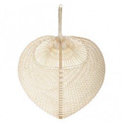 Abanico Daniella 30x39cm bambú