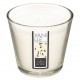 Vela perfumada vainilla con recipiente cristal