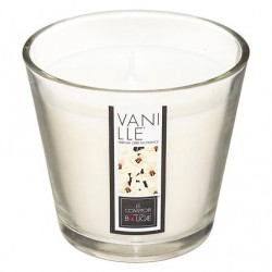 Vela perfumada vainilla con recipiente cristal