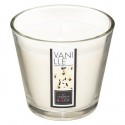 Vela perfumada vainilla con recipiente cristal