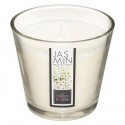 Vela perfumada jazmin con recipiente cristal