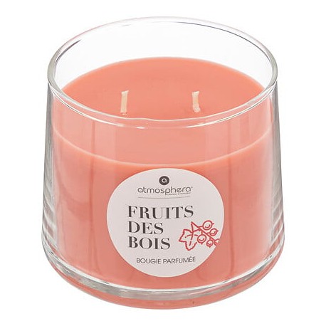 Vela perfumada en vaso frutos del bosque