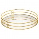 Bandejas deco doradas 20-30cm 2 uds
