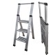 Escalera de aluminio 3 peldaños Rubik