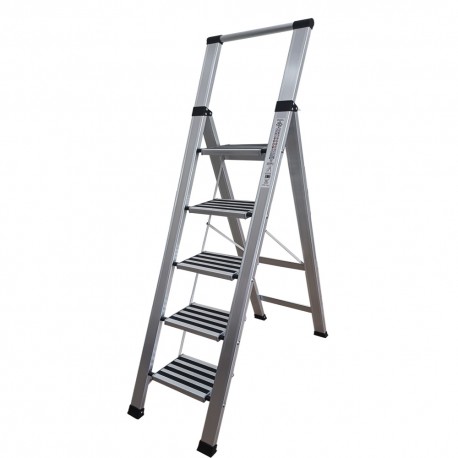 Escalera de aluminio 5 peldaños Rubik