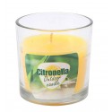 Vela de citronela con vaso de vidrio 7x8cm