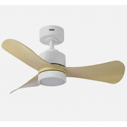 Ventilador de techo DC Ø91cm blanco/haya Zepelin