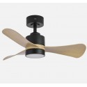 Ventilador de techo DC Ø91cm negro/haya Zepelin