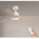 Ventilador de techo DC Ø132cm blanco-madera Crazy