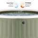 Spa hinchable PureSpa 4 personas verde oliva