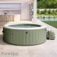 Spa hinchable Purespa 6 personas verde oliva