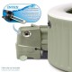 Spa hinchable Purespa 6 personas verde oliva
