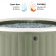 Spa hinchable Purespa 6 personas verde oliva