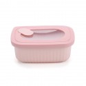 Recipiente Sabora 380ml rosa 14x10x5cm