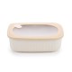 Recipiente Sabora 1600ml beige 23x16x8cm